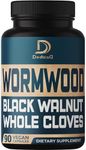 DEDICAD Wormwood Extract 8050mg per Serving - 3 Month Supply - 90 Capsules - 12 Herbs Blended Black Walnut Hulls, Clove & More