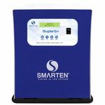 Smarten Superb+ 3600VA Solar Inverter for Home 24V Solar PCU with 70A MPPT | Pure Sine Wave Hybrid Solar Inverter | Supports Lithium, Tubular & SMF Batteries | Dual Battery | 3 Year Warranty