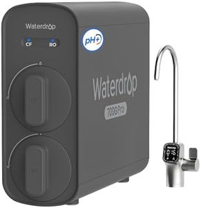 [ Dual Flow ] Waterdrop G5P700A-Pro Alkaline Mineral pH+ Reverse Osmosis Water Filter, NSF/ANSI 58 & 372 Certified, 8 Stage Reverse Osmosis System, 700 GPD RO Water Filtration System, Smart Faucet