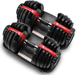 MAXPRO MAXBELL 2.5 Kg- 24 Kgs Adjustable Dumbbell Set of 2,15-in-One Weights Training with Anti- Slip Handle,Designed in USA,Easy weight adjustment safety locking mechanism strength training for home gym, body workout,fitness workout at Home for Men & Women(MP-DS024P)
