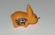 Kidrobot Lore of The Labbits Eye of Horus Orange 1.5" Vinyl Figure Mini Series Frank Kozik