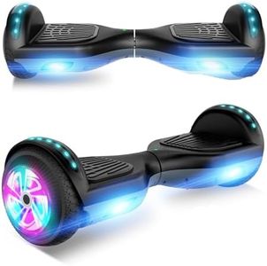 LIEAGLE Hoverboard, 6.5" Self Balancing Scooter Hover Board with Two Wheels LED Lights for Kids Adults