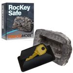 Hide A Key in Plain Sight in a Real Looking Rock/Stone, Holds Standard Sized Spare Keys