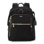 TUMI - Voyageur Halsey Backpack - Travel Backpack - For Business, Fashion, Commute - Holds Up to 14" Screens - Black & Gold