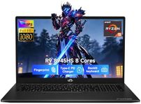 NIMO 17.3" Gaming Laptop, AMD Ryzen 9 8945HS (8C/16T, Up to 5.2GHz), 64GB DDR5 RAM 1TB SSD, Radeon 780M Graphics, 100W PD Fast Charge, Fingerprint, AI-Powered Business & Gaming PC, Win 11