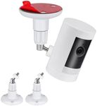 2Pack Adhesive Wall Mount for Ring Stick Up Cam & Ring Indoor Cam, 360 Degree Adjustable Screwless Bracket for Your Ring Surveillance Camera, 2 Ways Installation Without Drilling