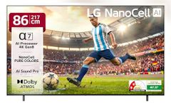 LG 217 cm (86 Inches) Nano 85A Series 4K UHD Smart TV 86NANO85A6A