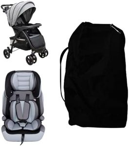 KHOOBREZ Waterproof Rain and Travel Bag Cover for Stroller, Pram, Baby Car Seat SSC(Black)