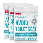 PEE BUDDY Disposable Toilet Seat Covers - 20 Sheets (Pack of 3)| No Direct Contact with Unhygienic Seats | Easy To Dispose | Nature Friendly | Must Have For Women and Men