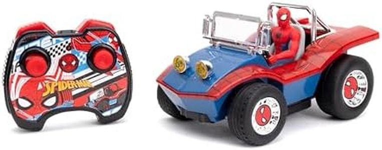 Marvel 1:24 Spider-Man Buggy RC Radio Control Cars, Toys for Kids and Adults