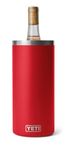 YETI Rambler Wine Chiller (Rescue Red) - Stainless Steel Insulated Wine Cooler - Keeps Drinks Perfectly Chilled for Hours - Fits Most Champagne, Red, White or Rosé Bottles - 5 Year Warranty
