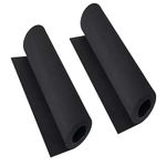 2-Pack Black Eva Foam Cosplay Sheets roll, Premium eva Craft Foam 2mm Thick, 13.5" x 49", High Density 86kg/m3 for Cosplay Costume, Crafts, DIY Projects by MEARCOOH