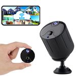 OOSSXX (Mini Spy Hidden Cameras For Home Security) 1080P HD Wide Angle Wireless WiFi Small Nanny Cam Indoor Surveillance Cameras With APP/Motion Detection/Night Vision (MINI-02)