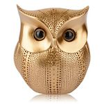 Owl Statue Home Decor, Retro Buho Owls Figurines For Unique Home Decorations, Living Room Decorations, Gold Office Decor, Small Decor Items For Shelf, Bookself TV Stand Decor, Owl Gifts For Owl Lovers