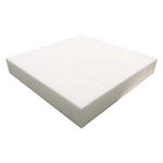 Foamma 4" x 24" x 30" Upholstery Foam High Density Foam (Chair Cushion Square Foam for Dinning Chairs, Wheelchair Seat Cushion Replacement)