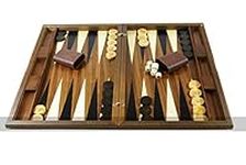 Dal Negro London Walnut Backgammon Set