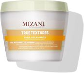 Mizani Coil Stretch Cream, Soft Hold Curl Shaping Hair Cream, Smoothing Yet Non-Drying, Formulated with Coconut, Olive and Marula Oils, True Textures Coil Stretch Cream, 250ml