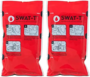 SWAT-T Tourniquet Black 2 Pack, Emergency Equipment for Massive Hemorrhage Control, Made in The USA