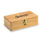 Raw Wooden Box 155 x 85 x 48 mm - 3 Compartments with Secret Compartment Roller Board Medium Size sold by Trendz