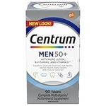 Centrum Men 50 Plus Multivitamins/Minerals Supplement for Men 50+, 90 Tablets (Packaging May Vary)