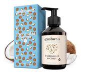 GONATURALS® Organic Fractionated Coconut Oil for Skin, Hair & Body - Fragrance-Free, 100% Vegan Premium Oil, Rich in Antioxidants & MCTs, Natural, Safe & Versatile for DIY Beauty, Made in Germany