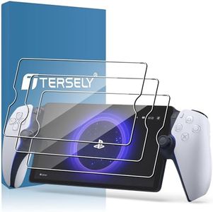 【3 Pack】T Tersely Tempered Glass Screen Protector for Sony PS5 Playstation Portal Remote Player 8 inch - PlayStation 5, Ultra Clear, Anti-Fingerprint, Easy to Install