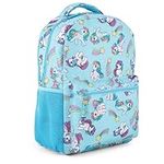 My Little Pony Classic Backpack - Featuring Twilight Sparkle, Rainbow Dash, and More - Officially Licensed MLP Kids School Bag, Light Blue, Classic