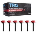 TRQ Premium High Performance Engine Ignition Coil Set for Chrysler Dodge Jeep Ram V6 3.6L