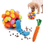 TWOPER Snuffle Ball for Dogs - Dog Toy Sniffle Interactive Treat Ball and Slow Feeder for Small, Medium, and Large Breed Dogs - Snuffle Mat for Dogs for Anxiety Relief and Boredom Busters