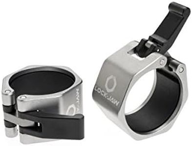 Lock-Jaw Metal Barbell Collar - 50mm Quick Release Barbell Clamp (Grey)