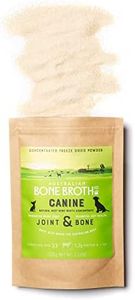 Pet Beef Bone Broth Powder - Protein, Amino Acid Profile. Improve Gut, Joint and Bone Health. Helps Maintain Muscle and Immunity, 100 Grams