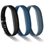 Greeninsync Bands for Fit Bit Flex 2, Replacement for Fitbit Flex 2 Adjustable Sports Fitness Replacement Wristband Strap W/Metal Clasp and Fastener for Fitbit Flex 2 Smart Watch Small (3Pack)