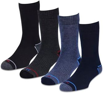 RC. ROYAL CLASS Men's Thick & Warm Woolen Calf Length Towel Multicolored Socks, Pack of 4, Winter Wear Terry Cushioned Thermal Socks For Men