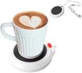 2 Pack - Evelots Desktop Electric Mug Warmer-Coffee/Tea/Cocoa/Soup/Scented Candles