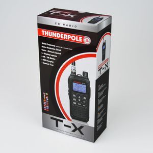 THUNDERPOLE T-X Portable CB Radio – Handheld Two-Way Transceiver