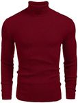 COOFANDY Mens Ribbed Slim Fit Knitt