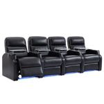 Row Of 4 Home Theater Seating