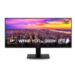 ViewSonic (from USA) - VA2932-MHD 73.66 Cm (29") Ultra-Wide Monitor | IPS | WFHD | HDR10 | Adaptive Sync | sRGB -120% | 21:9 Ratio| Eye Care |DCR 80M:1 | Speaker |3Side Bezel Less | HDMIx2,DP.