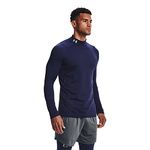 Under Armour Men UA CG Armour Fitted Mock, Warm Base Layer Top for Men, Compression Shirt for Running, Skiing, Winter Cold Weather Fitness Top