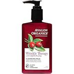 Avalon Organics Wrinkle Therapy CoQ10 Cleansing Milk, 8.50 oz