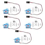 CENPEK 5PCS Micro 3.7g Digital Servo GH-S37D for Controlling Airplane Flight Direction RC Airplane Helicopter Boat