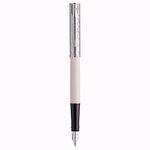 Waterman ALLURE DELUXE WHITE CT FOUNTAIN PEN – FINE NIB