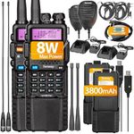 Ham Radio Walkie Talkie UV-5R Pro 8