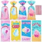 Karenhi 100 Pcs Cotton Candy Bags C