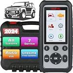 Autel MaxiDiag MD806 PRO Scanner: 2024 Full System Diagnostic Scan Tool w/ 7 Hot Services, Upgrade Ver. of MD808 MD806 MD802, DPF Oil Reset BMS SAS Throttle A/F EPB, AutoScan Free Update, Scan Print