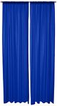 AK TRADING CO. 10 feet x 10 feet Polyester Backdrop Drapes Curtains Panels with Rod Pockets - Wedding Ceremony Party Home Window Decorations - Royal Blue (DRAPE-5x10-ROYAL)