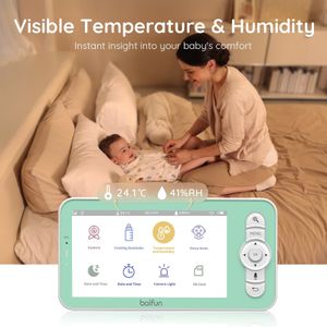 Boifun 2K WiFi Baby Monitor – HD Video Camera with App Control