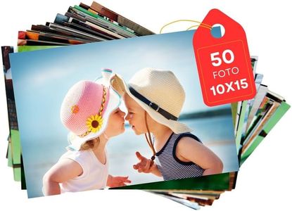 StampaFoto48Ore Stampa Foto dal Cellulare o PC Online - Stampa di Foto Personalizzate con Resa Professionale in Alta Qualità - Finitura Lucida o Opaca - 100% Made in Italy (10x15cm - 50 Foto)