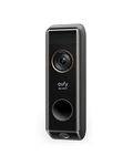 eufy Security Dual Camera S330(Battery-Powered) Add-on, Wireless Video Doorbell with Package Detection, 2K HD, Family Recognition, No Monthly Fee, Doorbell Camera Wireless, Dual Motion Detection