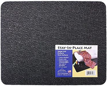 Stay-In-Place Machine Mat - 11" x 14" - Calms Vibration and Dampens Noise. Great for Sergers. Made In USA.